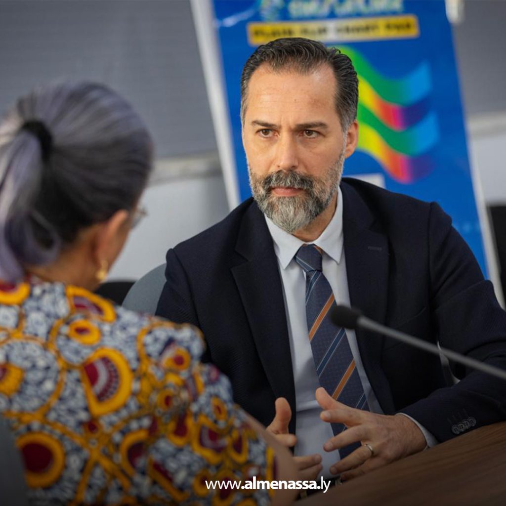 Extra1111111 44 تيته وطراف يترأسان اجتماع رؤساء مجموعات العمل التابعة لعملية برلين بشأن ليبيا