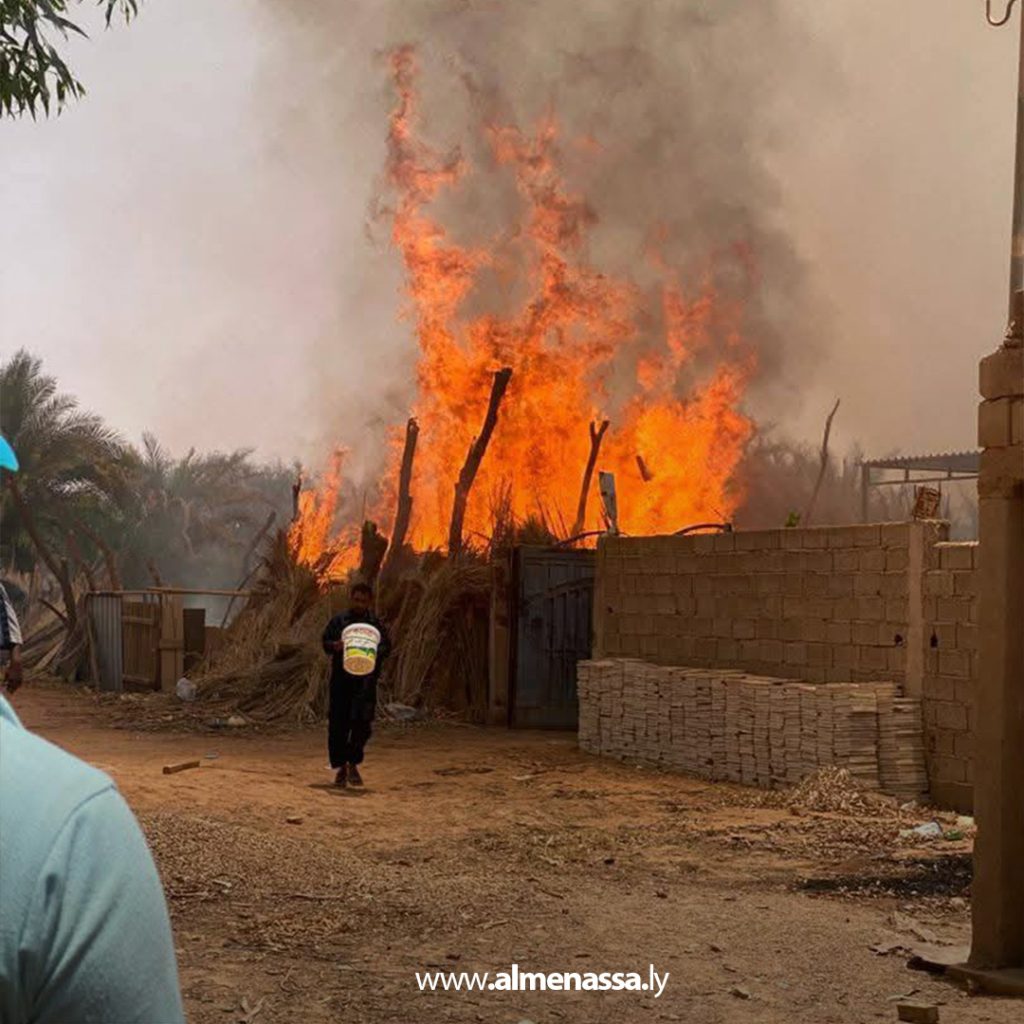 Extra11111111 16 تصاعد حرائق الغابات ومزارع النخيل في جنوب ليبيا وسط تحذيرات من تغيّرات مناخية ومطالب بتعزيز الاستجابة