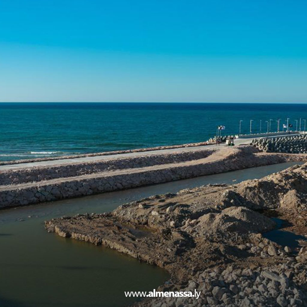 Extra111111111111 2 مدير عام صندوق الإعمار يتفقد مشروعي وادي وكورنيش درنة وطريق عقبة الفتايح
