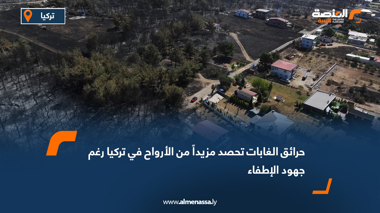 حرائق الغابات تحصد مزيداً من الأرواح في تركيا رغم جهود الإطفاء