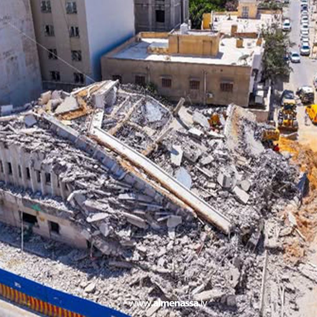 Extra 143 مصرع عامل وافد جراء انهيار مبنى في شارع الإلكترونات