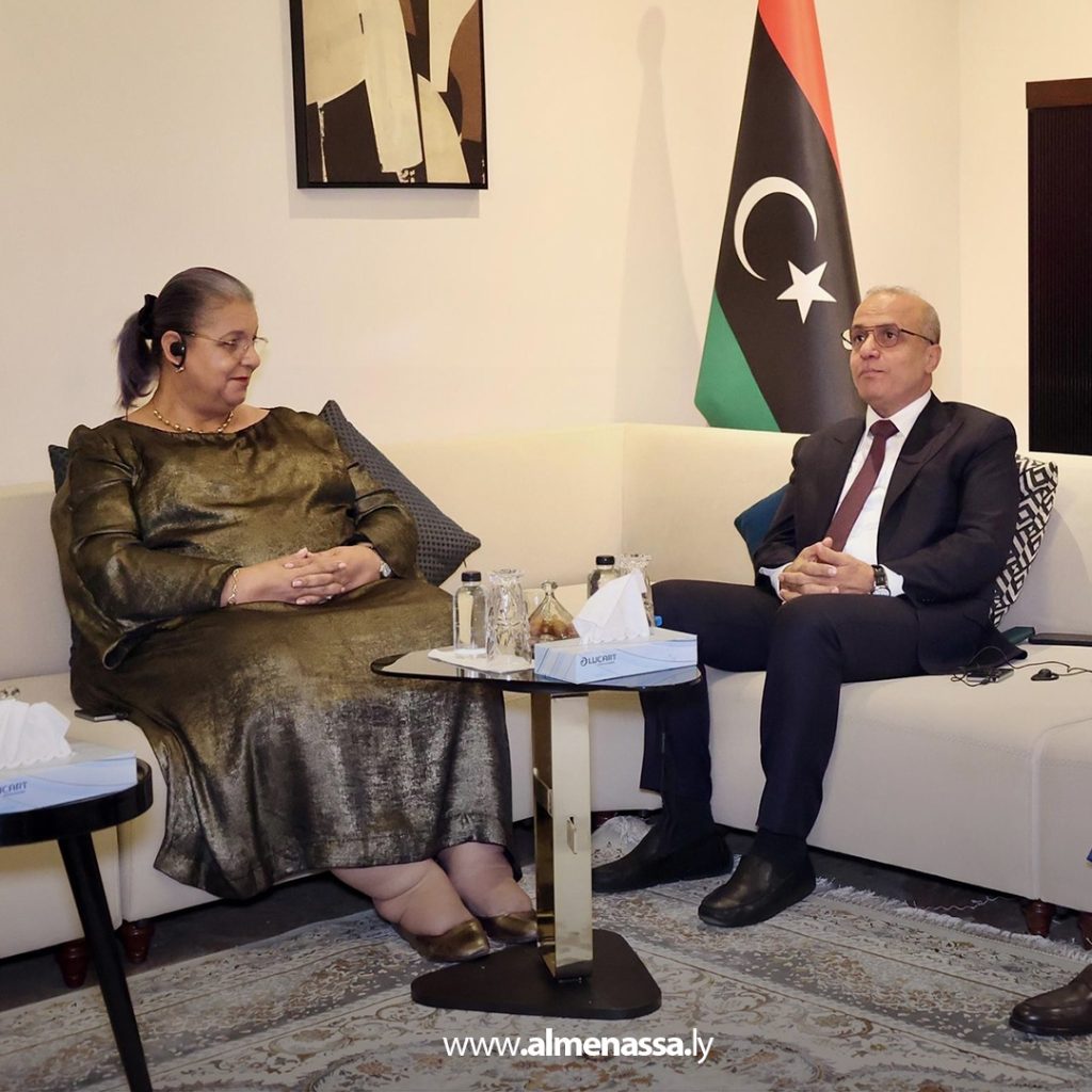 Extra 155 الكوني واللافي يلتقيان المبعوثة الأممية إلى ليبيا لمناقشة الأوضاع السياسية