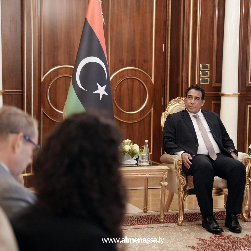 Extra 164 المنفي يستقبل المبعوث الخاص للرئيس الفرنسي ويبحثان مستجدات المشهد السياسي الليبي