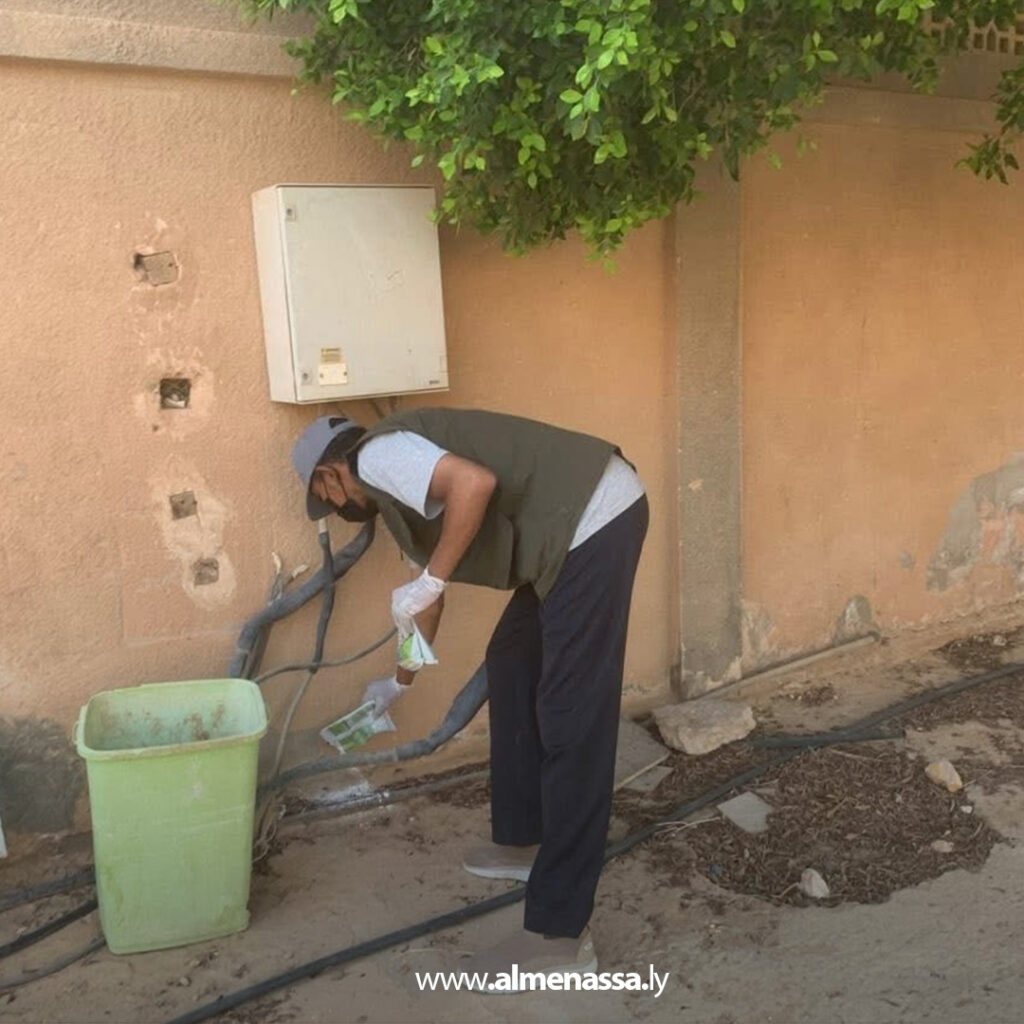 Extra 200 حملة لمكافحة الآفات في غدامس للحد من الحشرات الناقلة للأمراض