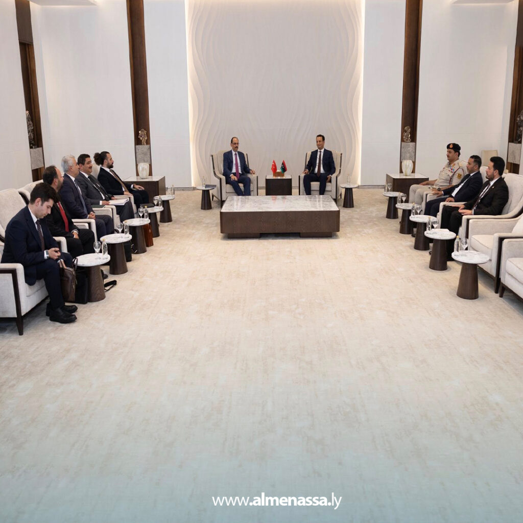 Extra 236 المهندس بالقاسم حفتر يستقبل رئيس المخابرات التركية لمناقشة التعاون في مشاريع الإعمار