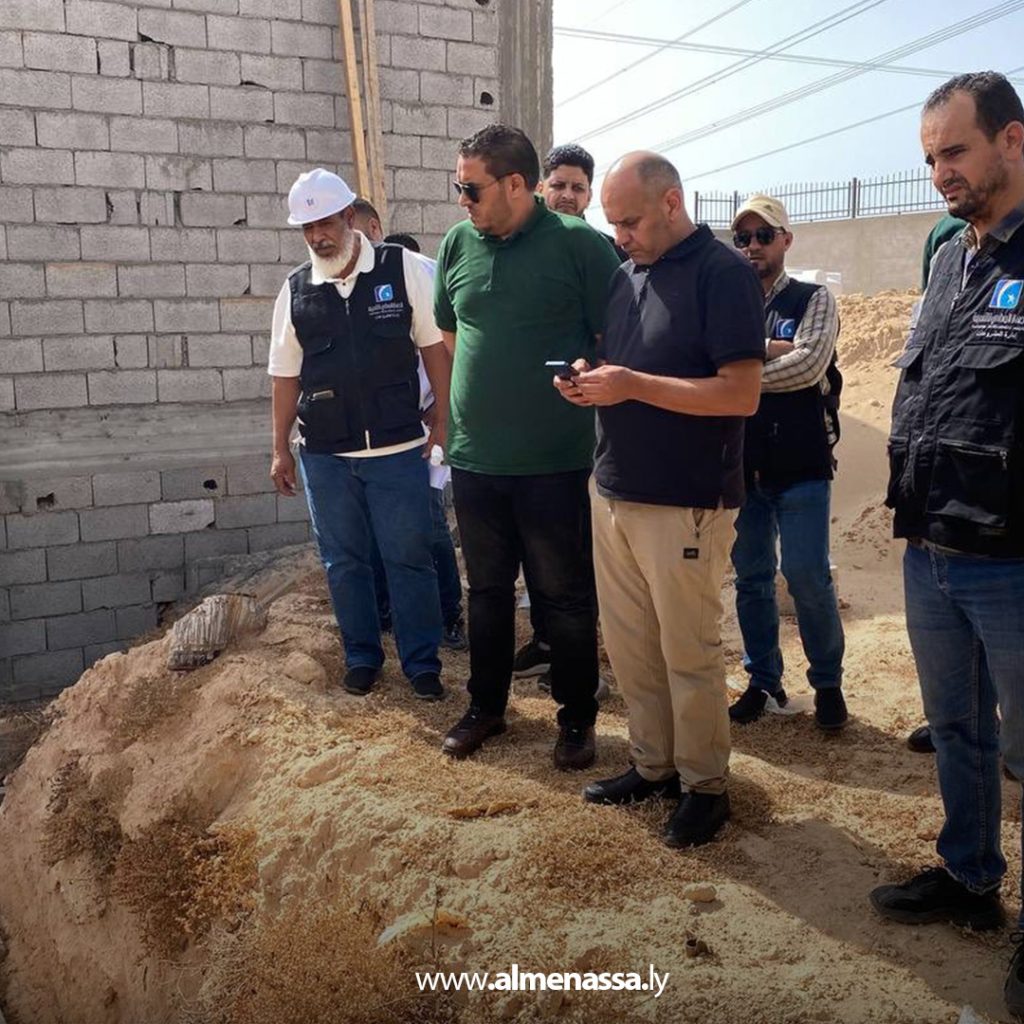 Extra 41 الجهاز الوطني للتنمية يواصل متابعة مشاريع البنية التحتية في سرت