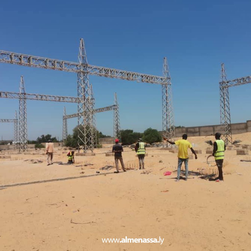 Extra 6 شركة الكهرباء تتابع استكمال مشروع محطة تحويل الحشان وتواصل أعمال الصيانة في مختلف المناطق