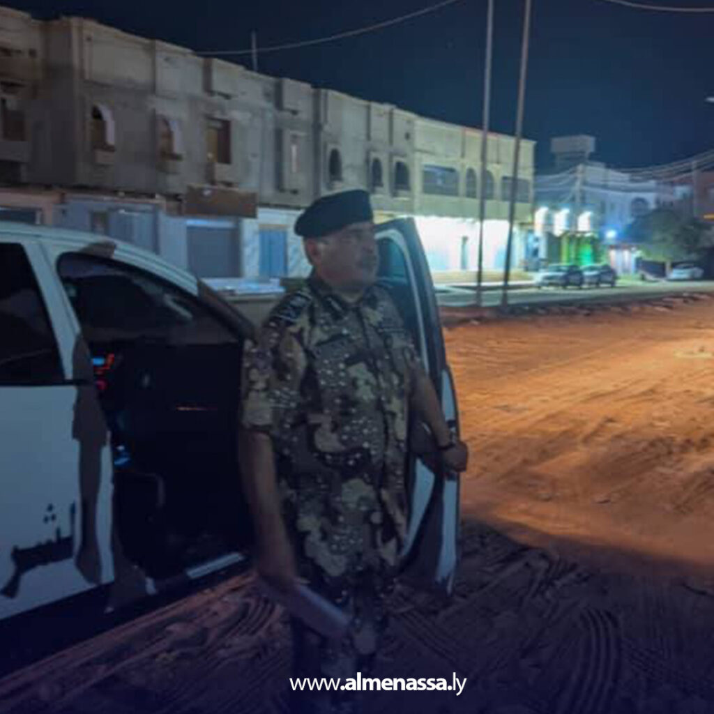 Extra1 150 مدير أمن سبها يقوم بجولة تفتيشية ليلية على مراكز الشرطة