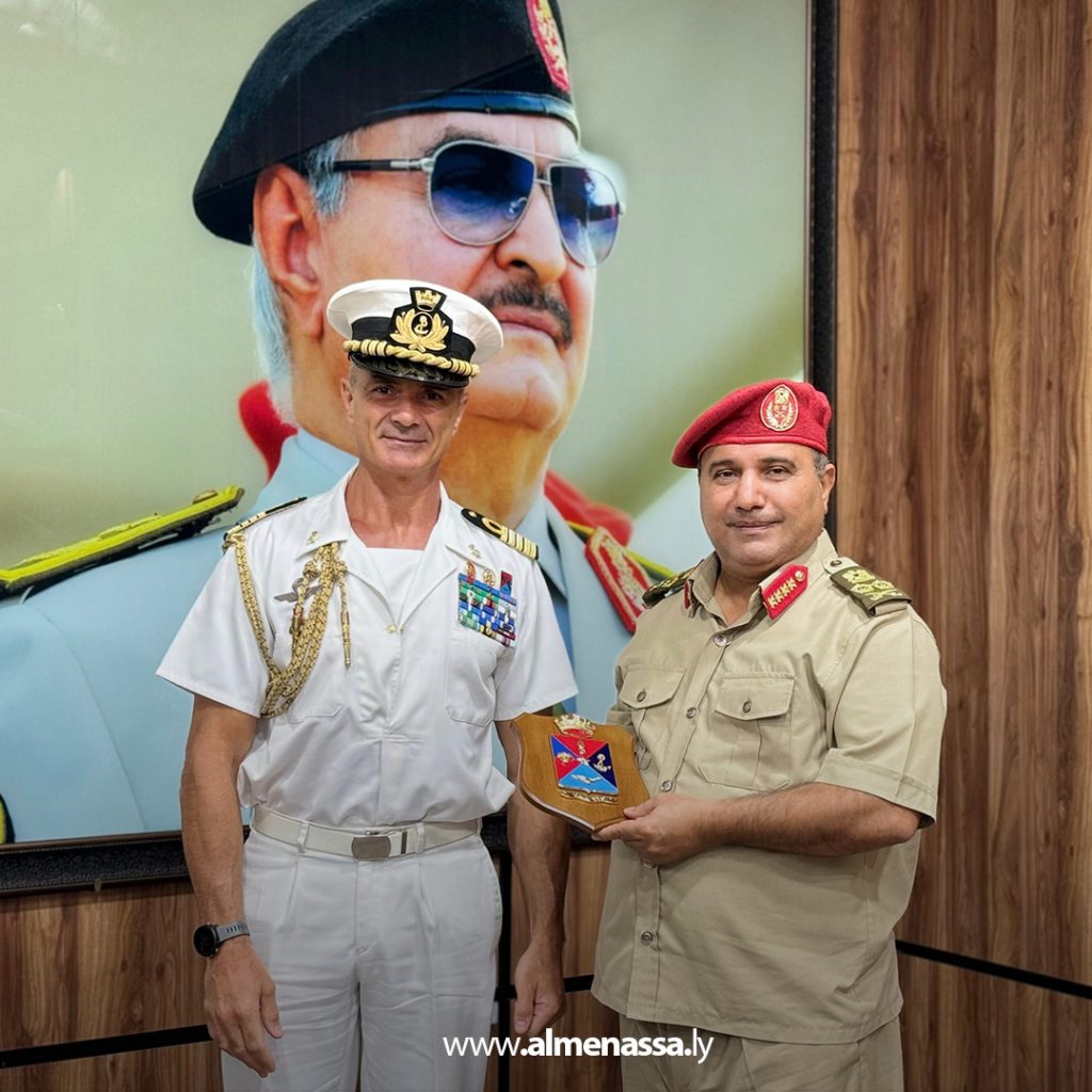 Extra1 83 الأمين العام للقيادة العامة يستقبل الملحق العسكري الإيطالي وبحث سبل تعزيز التعاون العسكري