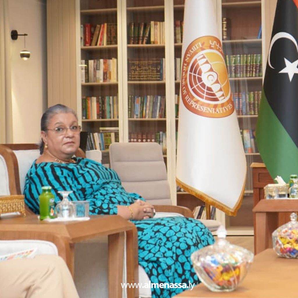 Extra1 91 رئيس مجلس النواب يلتقي الممثلة الخاصة للأمين العام ورئيسة بعثة الأمم المتحدة للدعم في ليبيا