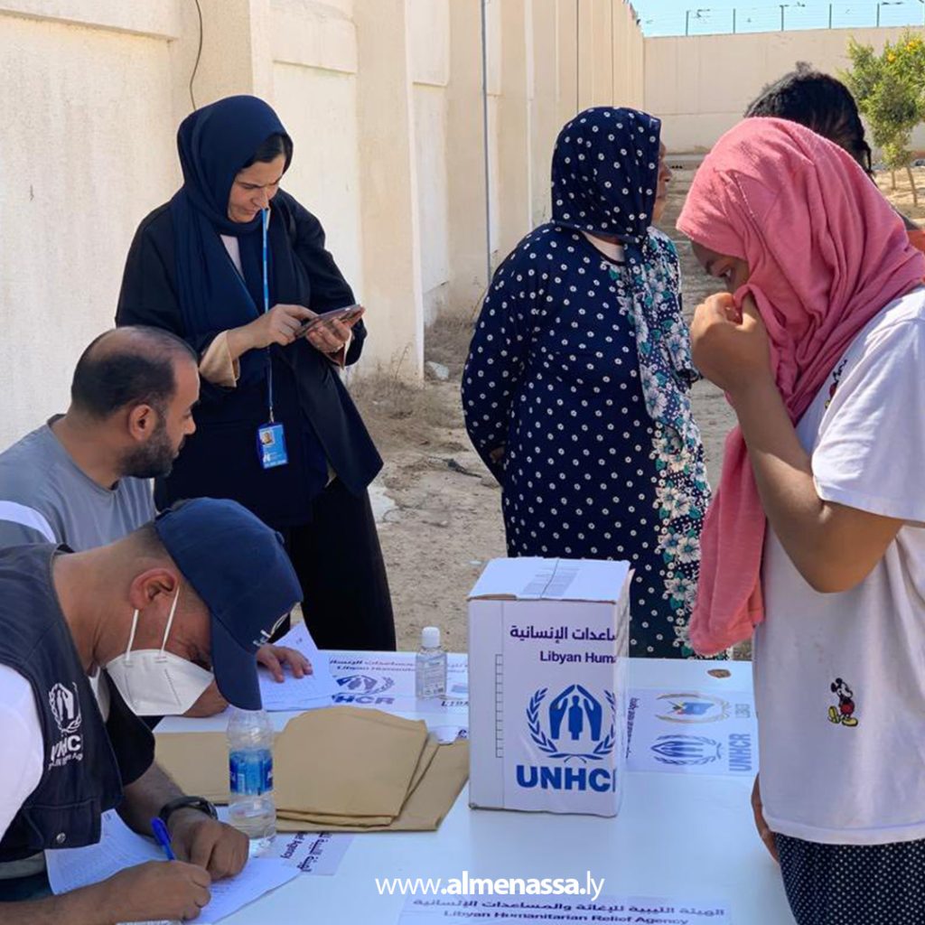 Extra1 95 الهيئة الليبية للإغاثة توزع مساعدات إيوائية لـ 1841 مهاجرًا في بنغازي