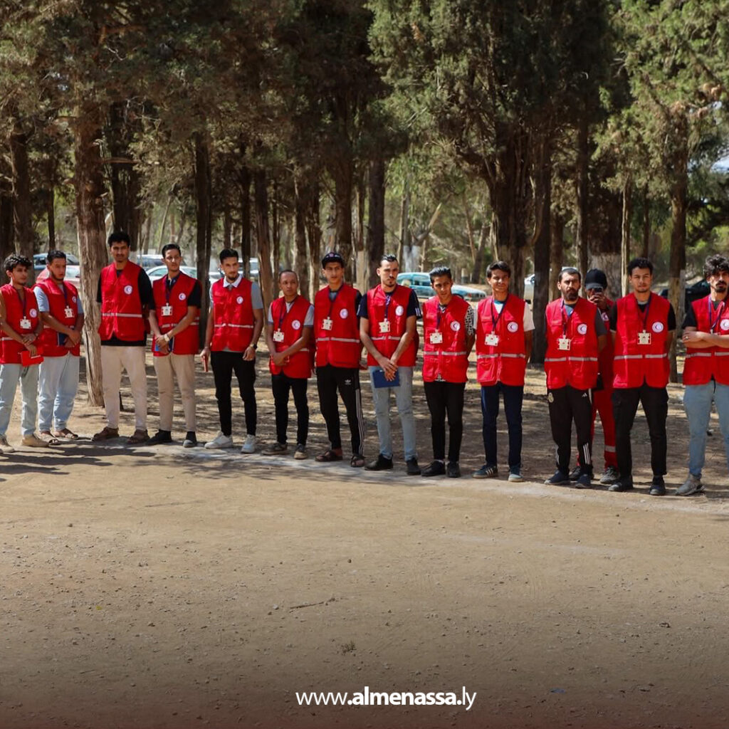 Extra11 107 الهلال الأحمر في البيضاء يطلق "مخيم انطلاقة" لتأهيل جيل جديد من المتطوعين