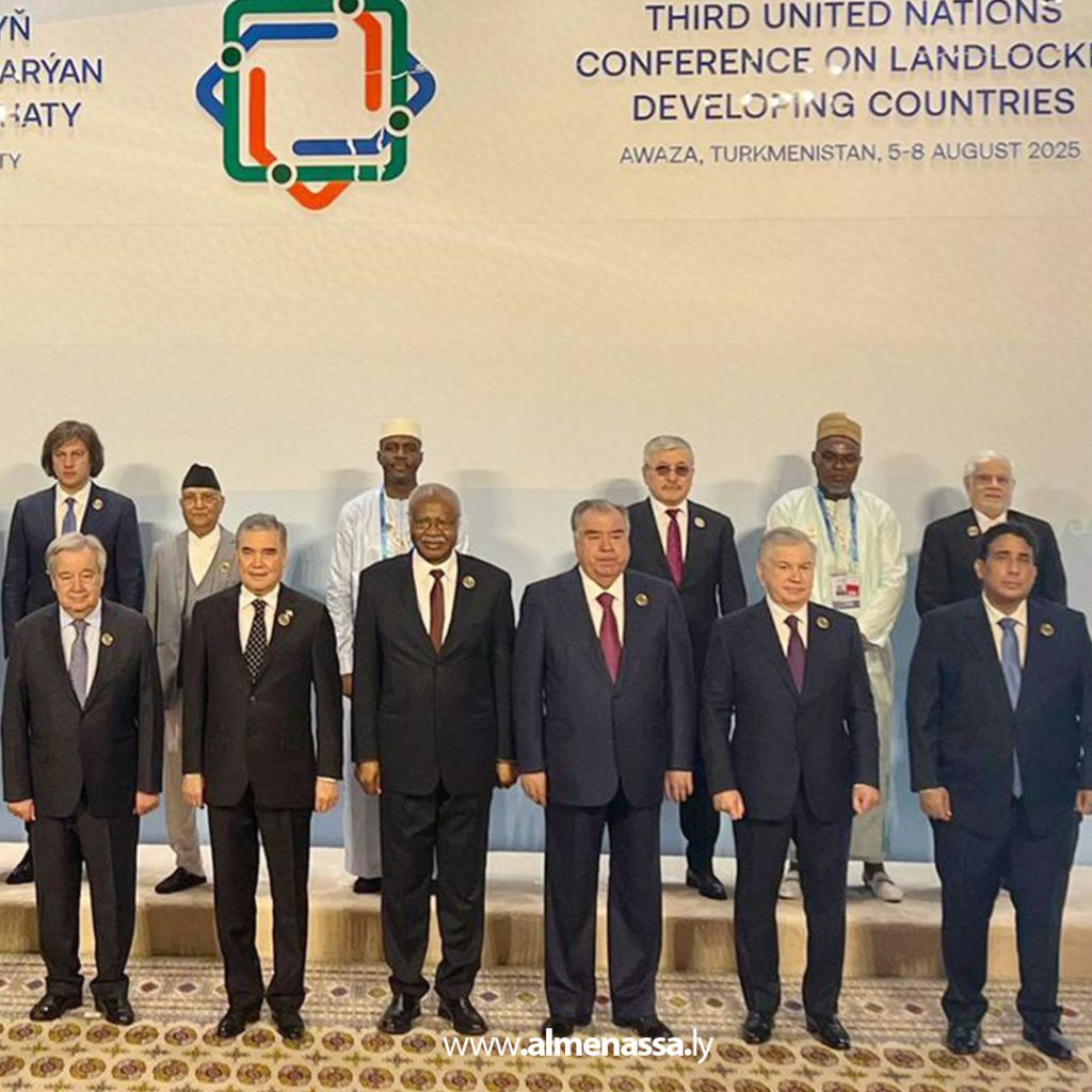 Extra11 24 المنفي يشارك في افتتاح المؤتمر الثالث للأمم المتحدة للدول النامية غير الساحلية في تركمانستان