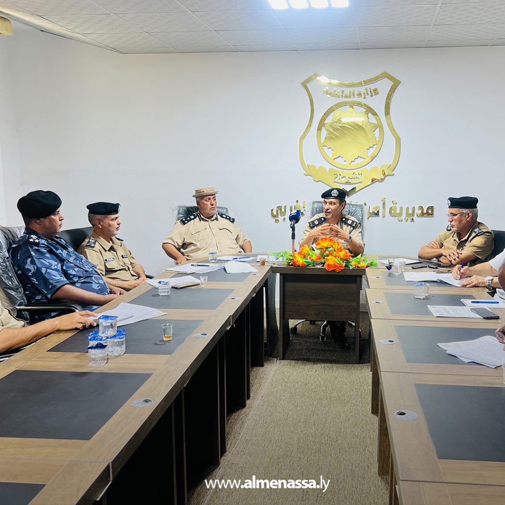 Extra11 71 مديرية أمن السهل الغربي تبحث آلية تأمين الانتخابات البلدية