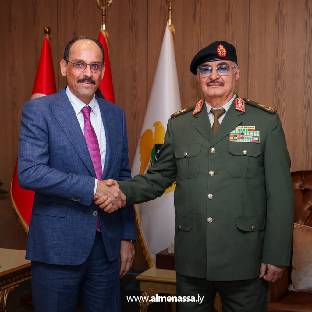 Extra11 91 القائد العام يستقبل رئيس المخابرات التركي لبحث التعاون والعلاقات الثنائية