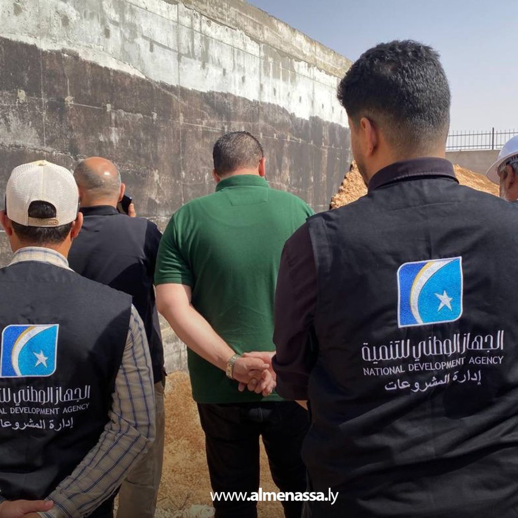 Extra111 12 الجهاز الوطني للتنمية يواصل متابعة مشاريع البنية التحتية في سرت