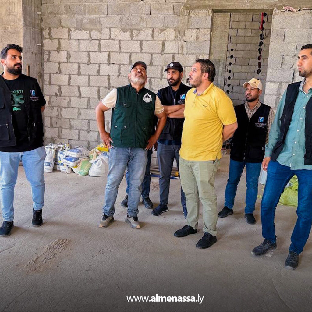 Extra111 70 مدير إدارة المشروعات بالجهاز الوطني للتنمية يتفقد سير العمل في مشاريع سرت