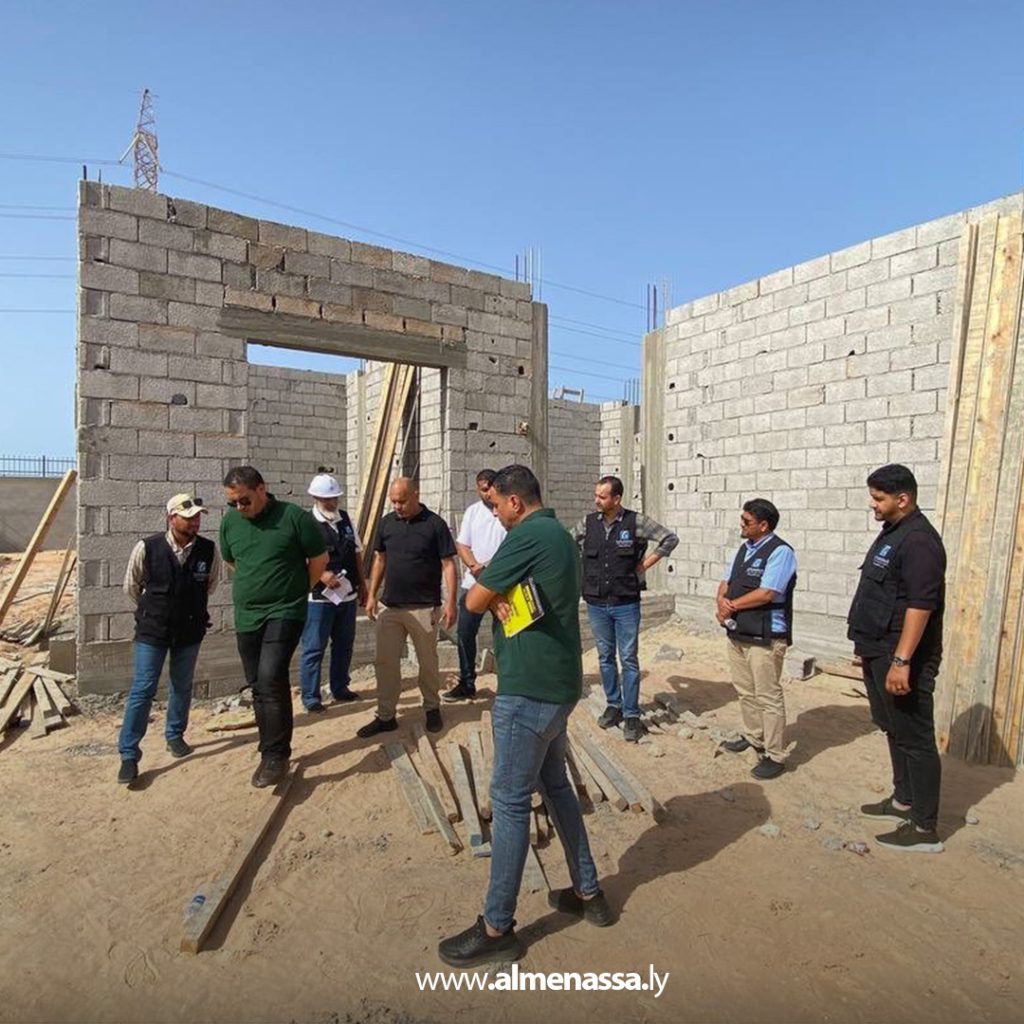 Extra1111 11 الجهاز الوطني للتنمية يواصل متابعة مشاريع البنية التحتية في سرت