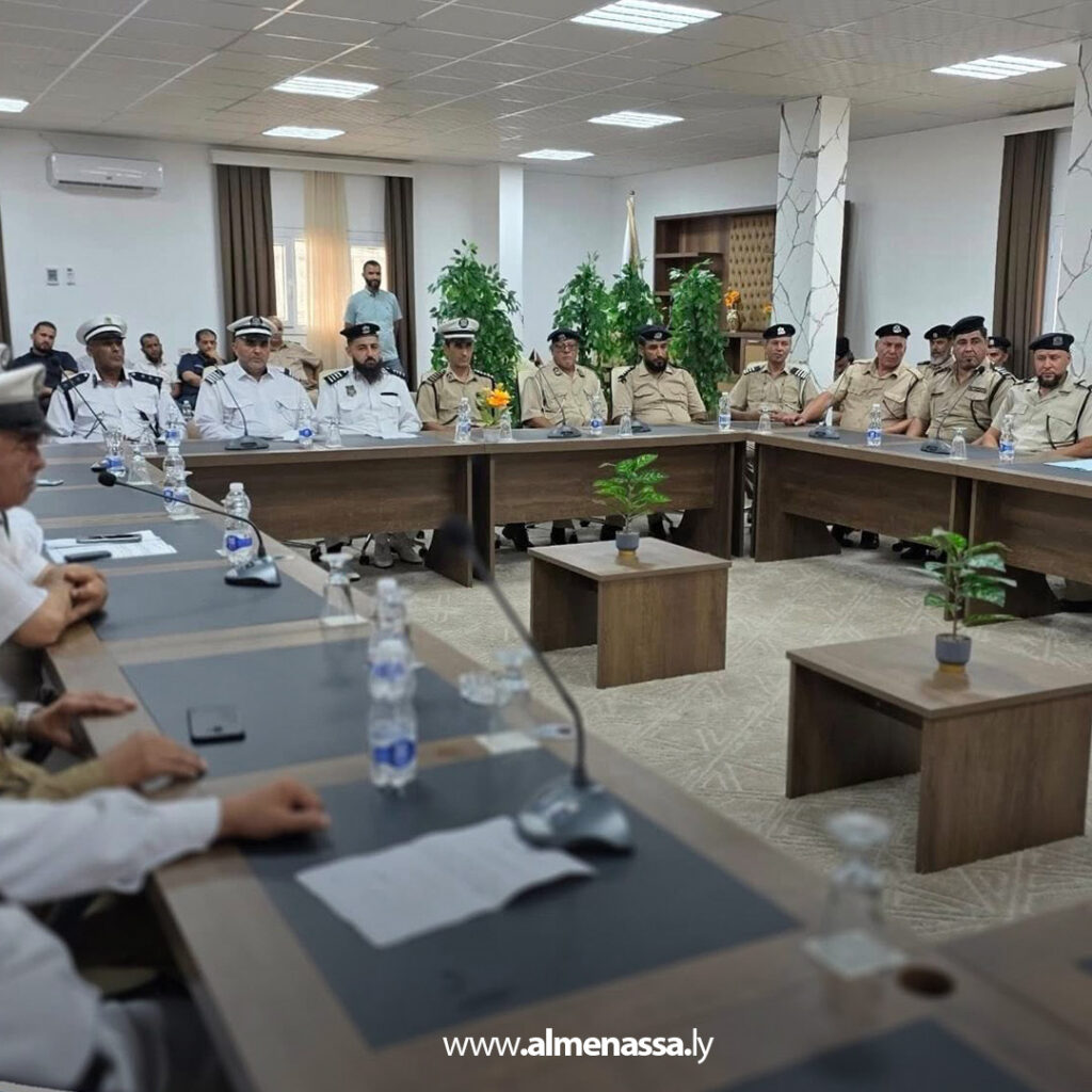 Extra1111 42 اجتماع أمني في الجفارة لاعتماد خطة مرورية شاملة للحد من الحوادث