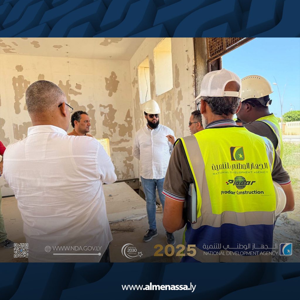 Extra2 44 الجهاز الوطني للتنمية يتابع أعمال صيانة وتطوير فندق الميناء بسرت