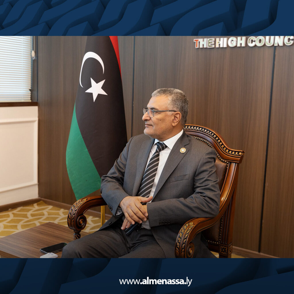 Extra2 53 رئيس المجلس الأعلى للدولة يبحث مع السفير التركي المستجدات السياسية في ليبيا