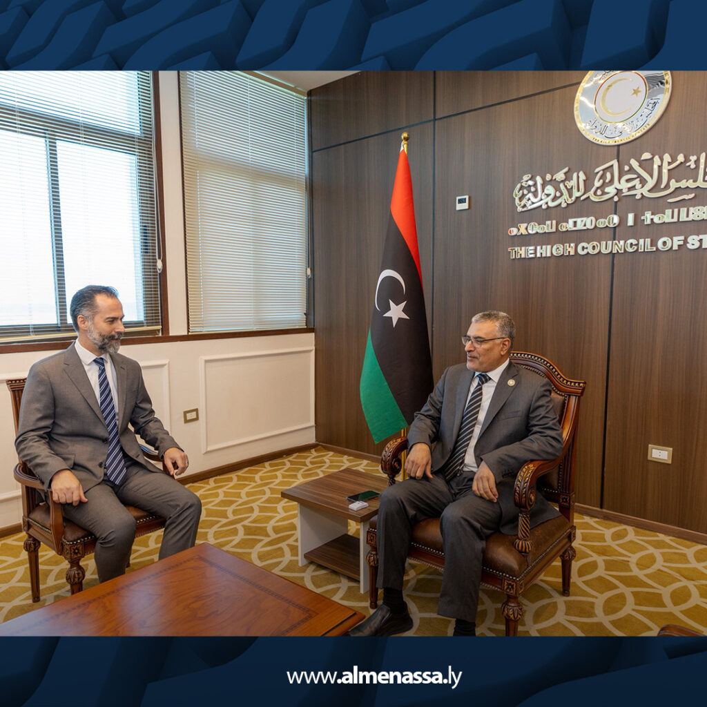 Extra3 49 رئيس المجلس الأعلى للدولة يبحث مع السفير التركي المستجدات السياسية في ليبيا