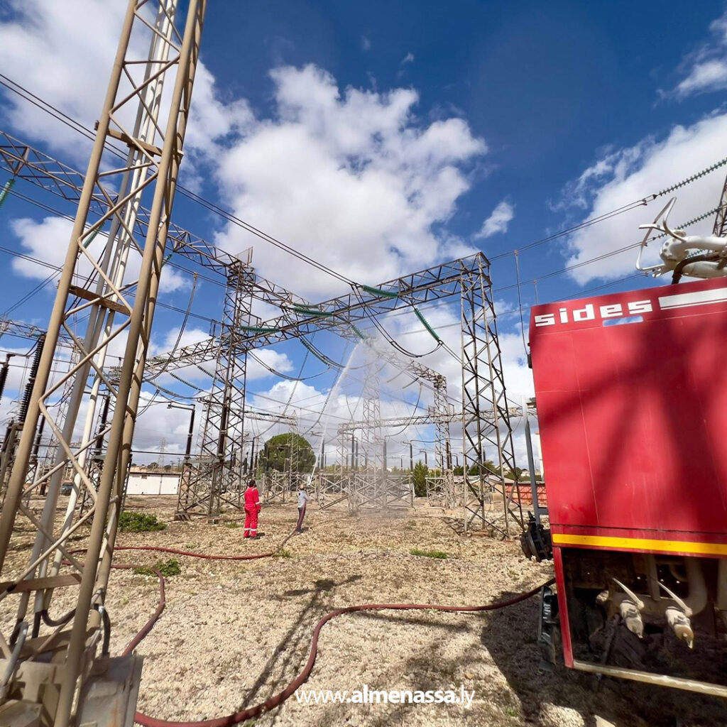 Extra 132 الانتهاء من أعمال الصيانة الطارئة بمحطة مفترق الطرق شحات