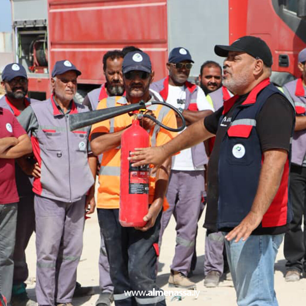 Extra 72 دورة تدريبية في ميناء جليانة حول الاستخدام السليم لأسطوانات الإطفاء