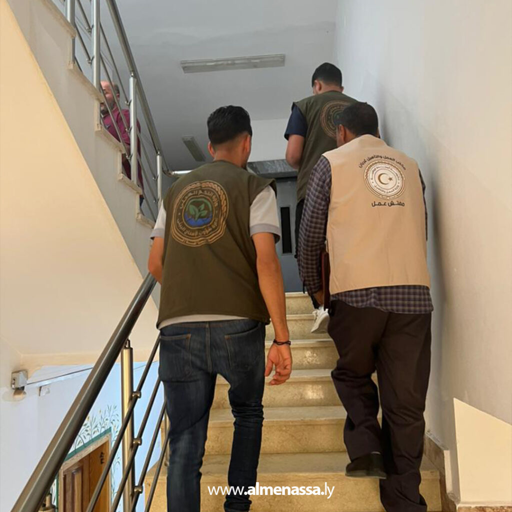 Extra 73.jpg2 73 غرفة العمليات المركزية للتفتيش بوزارة العمل تُنفّذ جولة موسعة داخل بلدية غريان