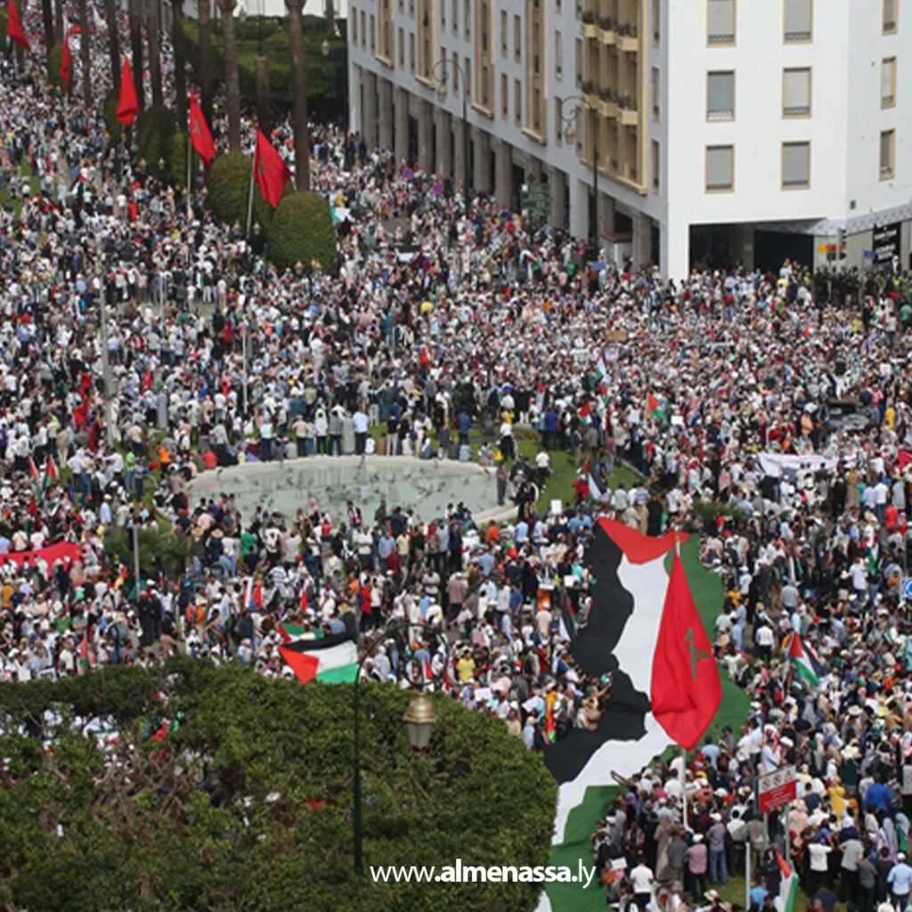 Extra 90 المغرب العربي ينتفض دعماً لغزة: مظاهرات في المغرب ووقفة احتجاجية في تونس