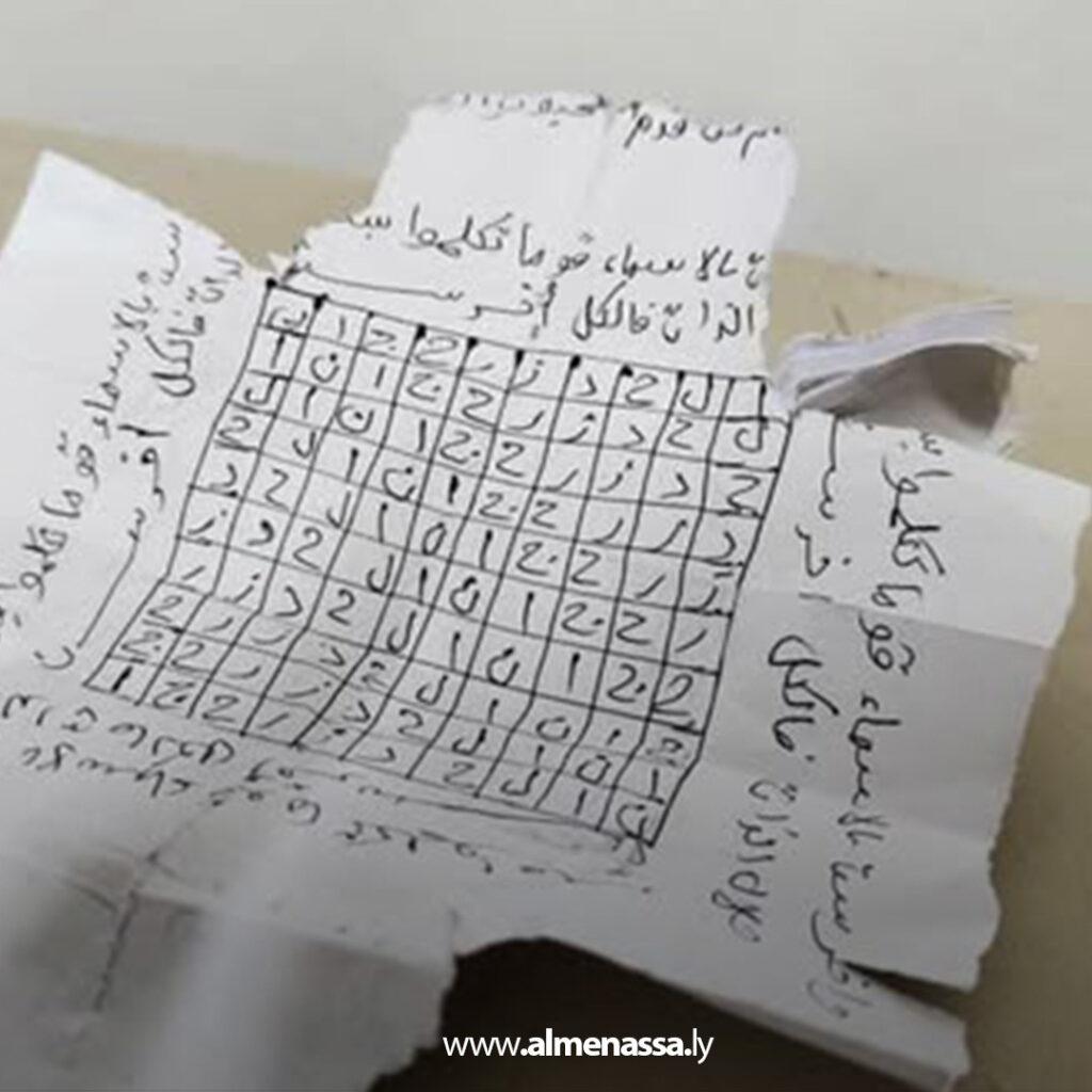 Extra1 26 ضبط متهم بالسرقة بحوزته أوراقا تحوي طلاسم شعوذة في بنغازي