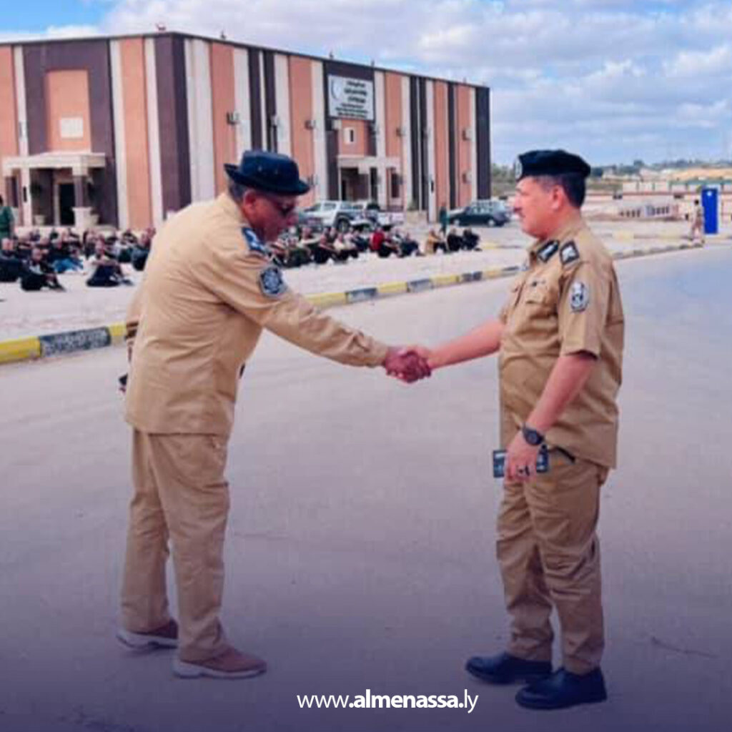 Extra1 37 وفد من جهاز مكافحة الهجرة يتفقد معهد قرنادة ويشدد على الانضباط في تدريب الدفعة الجديدة