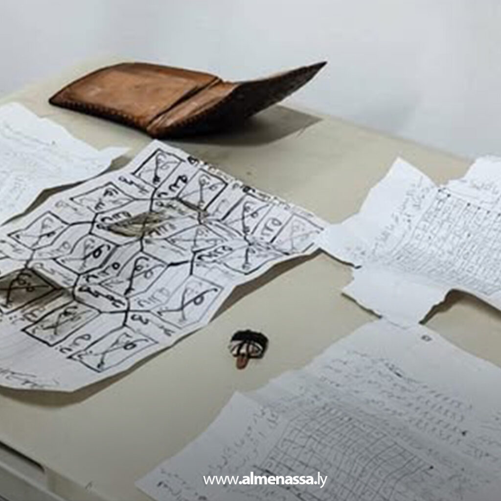 Extra11 23 ضبط متهم بالسرقة بحوزته أوراقا تحوي طلاسم شعوذة في بنغازي