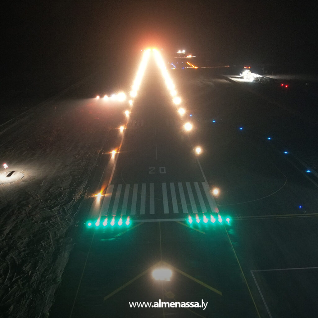 Extra11 26 مطار الزنتان يشهد أول هبوط ليلي تجريبي تمهيدًا لاعتماد التشغيل الليلي