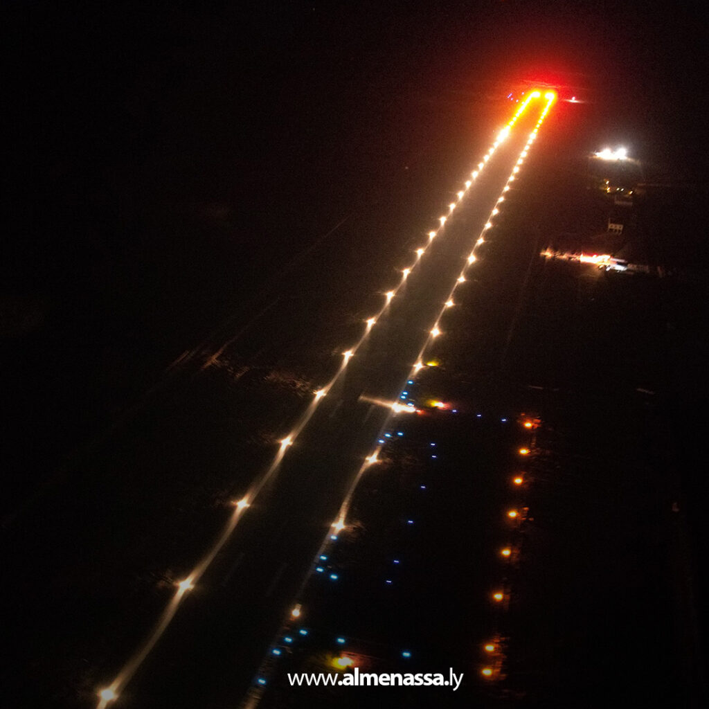 Extra111 22 مطار الزنتان يشهد أول هبوط ليلي تجريبي تمهيدًا لاعتماد التشغيل الليلي