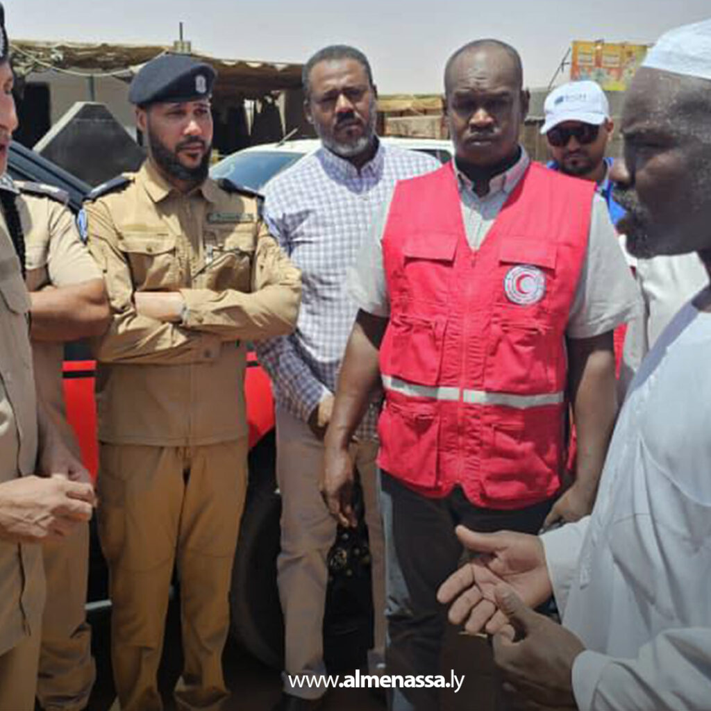 Extra1ذ زيارة ميدانية للهلال الأحمر بالكفرة تبحث أوضاع الجالية السودانية وتضع خطة استجابة مشتركة