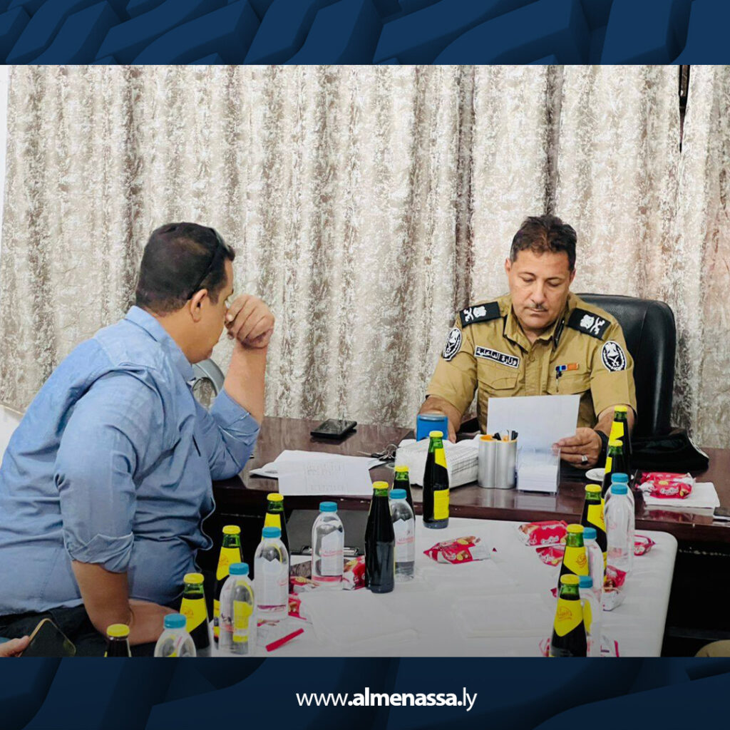 Extra6 1 جولة ميدانية موسعة لمعاون رئيس جهاز مكافحة الهجرة ومدير فروع المنطقة الشرقية بالجبل الأخضر