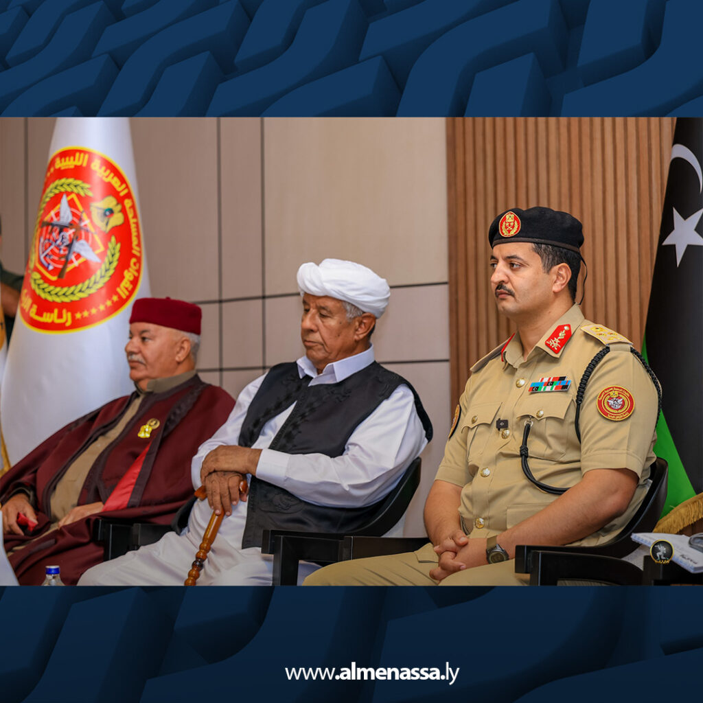 extra Recovered13 رئيس الأركان العامة يستقبل وفدا من مشايخ وأعيان منطقة البطنان