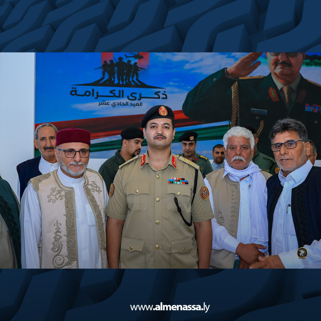 extra Recovered174 رئيس الأركان العامة يستقبل وفدا من مشايخ وأعيان منطقة البطنان