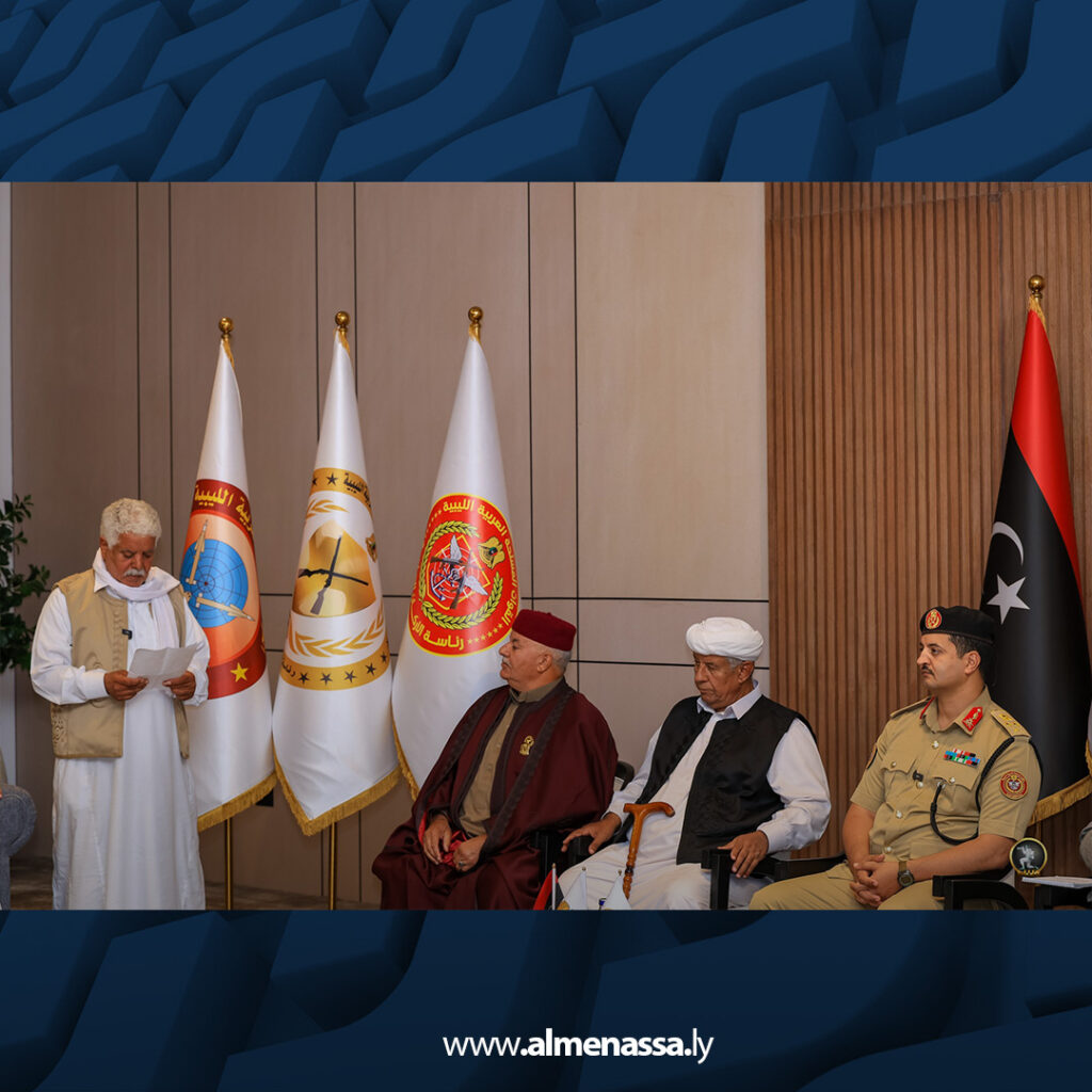 extra Recovered4 21 رئيس الأركان العامة يستقبل وفدا من مشايخ وأعيان منطقة البطنان