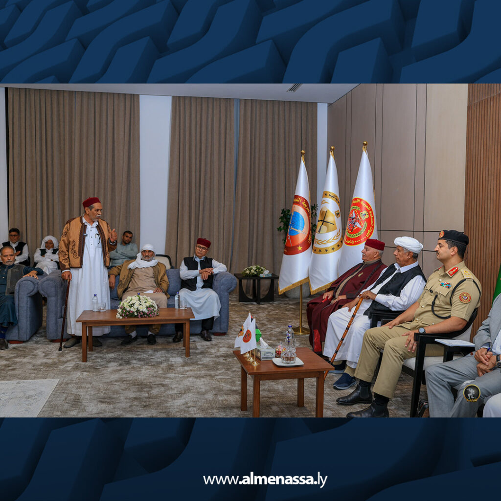 extra Recovered8 9 رئيس الأركان العامة يستقبل وفدا من مشايخ وأعيان منطقة البطنان