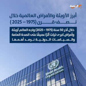 أبرز الأوبئة والأمراض العالمية خلال نصف قرن (1975 - 2025 )