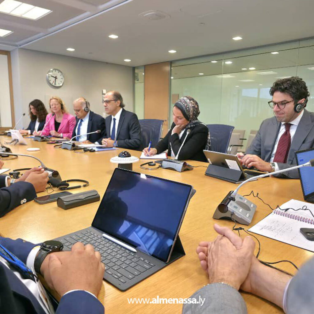 02 19 محافظ مصرف ليبيا المركزي يبحث مع صندوق النقد جهود إصلاح الاقتصاد وتوحيد الميزانية ورفع قيمة الدينار
