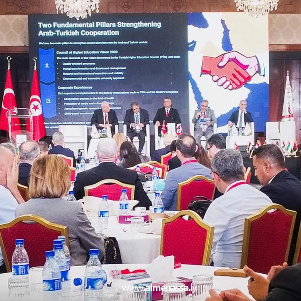 04 7 جامعة مصراتة تشارك في أعمال المؤتمر الخامس لرؤساء الجامعات العربية التركية