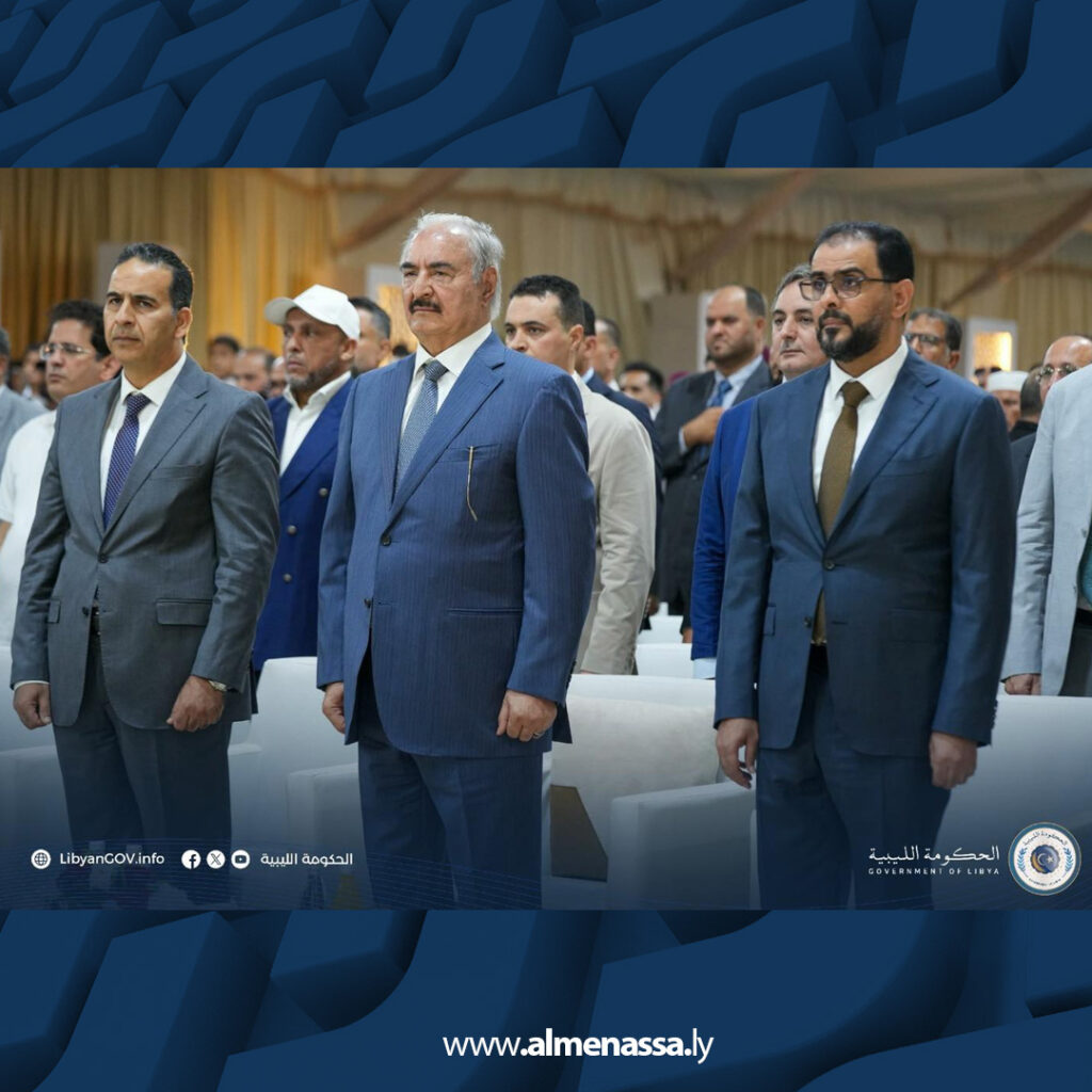 06 القائد العام يفتتح عددا من المشاريع الحيوية في اجدابيا