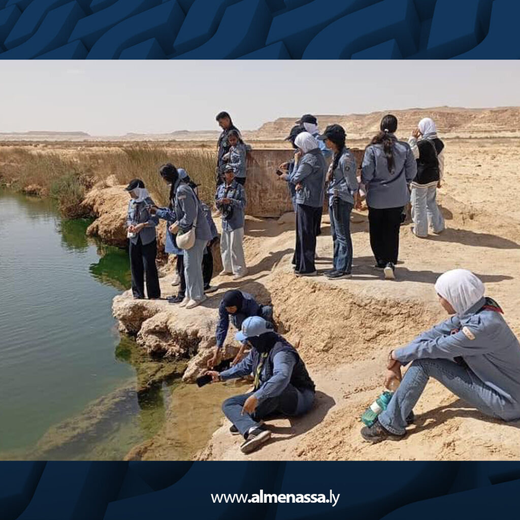09 1 فتيات بنغازي في رحلة استكشافية بدأت من الجغبوب بين التاريخ والطبيعة والجمال