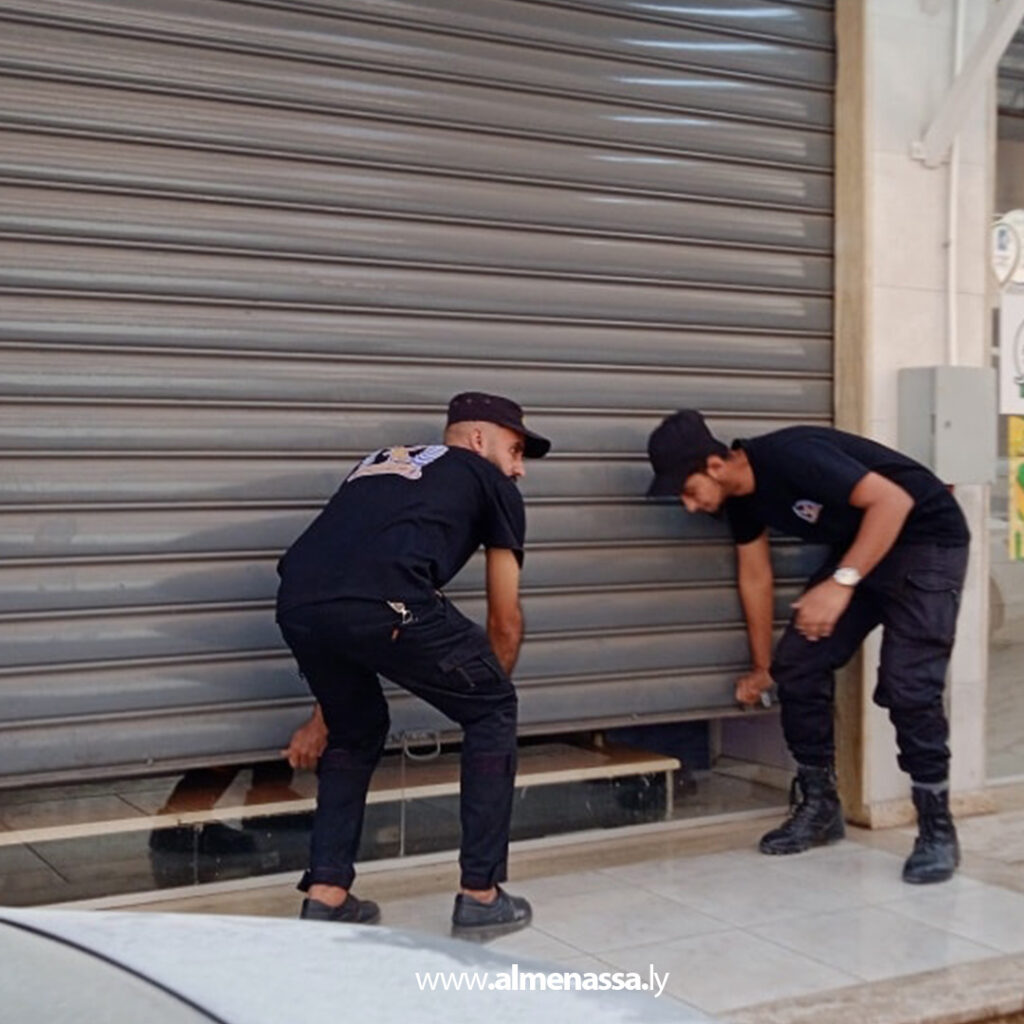 Extra 189 الحرس البلدي يواصل حملاته لتفعيل خدمات الدفع الإلكتروني في بنغازي