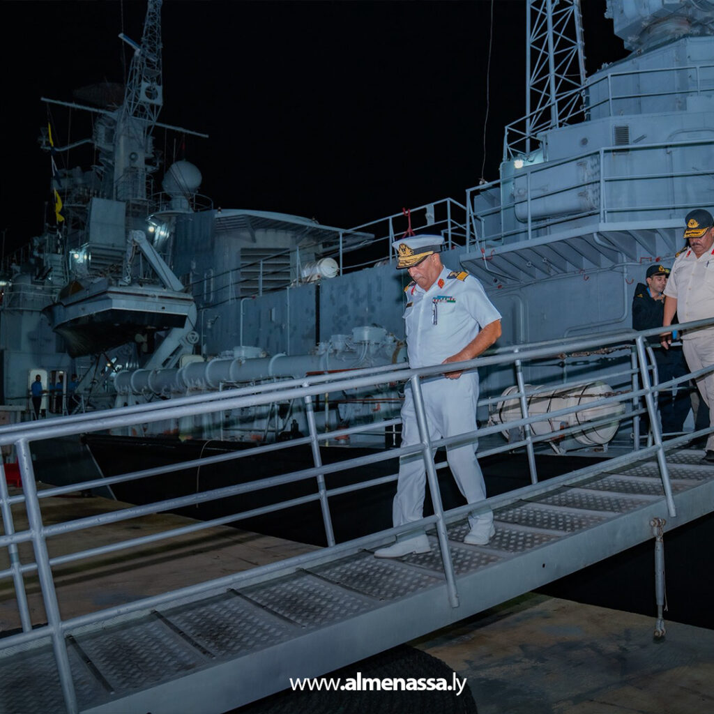 Extra 240 الفرقاطة "الهاني" تعود إلى ليبيا وتنضم مجددًا إلى أسطول القوات البحرية بعد سنوات من الجدل والإصلاحات