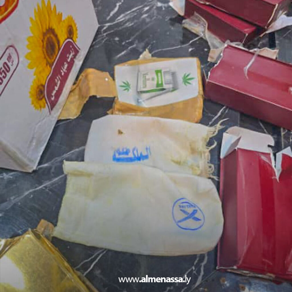Extra 279 جهاز البحث الجنائي البطنان يضبط مخدرات مخبأة داخل مزرعة بالوتر