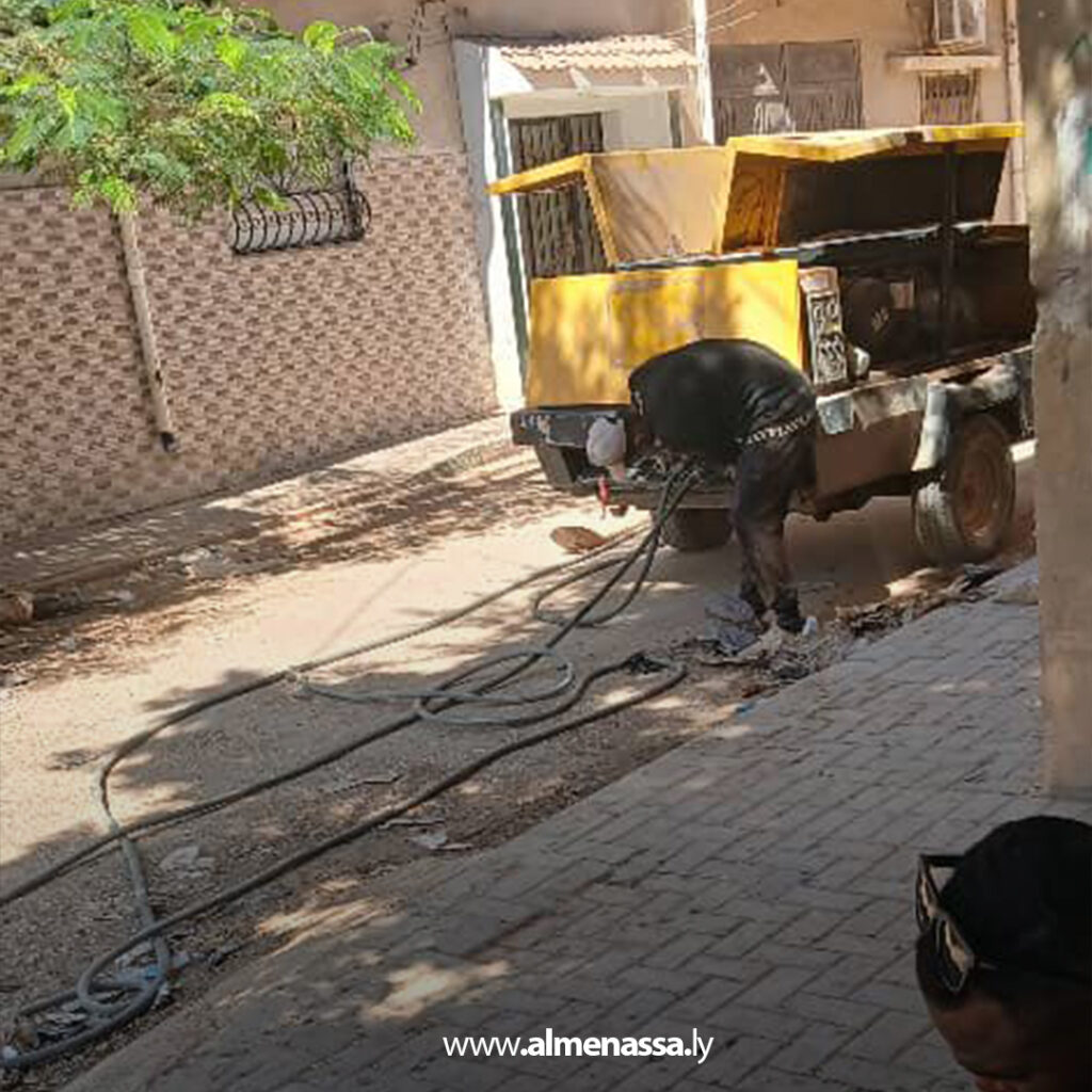 Extra 71 استعادة التيار الكهربائي في منطقة أرض لملوم ببنغازي بعد أعمال صيانة شاملة